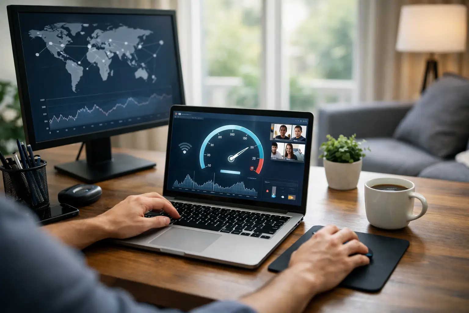 A Remote Work Internet Case Study at Home